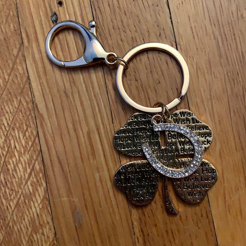 Gold Luck Key Ring